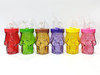 5" FACE GLASS OIL BURNER WATER PIPE (16336) | ASSORTED COLORS (MSRP $12.00)