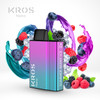 KROS NANO 5000 PUFFS 13ml SALT NICOTINE RECHARGEABLE DEVICE with MESH COIL | DISPLAY OF 6 (MSRP $25.00each)