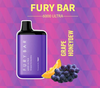 FURY BAR 6000 ULTRA 6000 RECHARGEABLE DISPOSABLE VAPE TYPE-C CHARGING | DISPLAY OF 10 (MSRP $21.99each)
