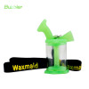 BUBBLER- SILICONE & GLASS HYBRID BLUNT BUBBLER | SINGLE ASSORTED