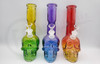 10" GLASS WATER PIPE SKULL (19452) | ASSORTED COLORS (MSRP $25.00)