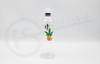 6" GLASS OIL BURNER 3pc WATERPIPE USA with STICKER DECAL (19455) | ASSORTED STICKER (MSRP $10.00)