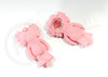 SILICONE HANDPIPE HAIRY PINK MAN - 20767 | ASSORTED COLORS (MSRP $9.00)
