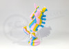 7.9" UNICORN SILICONE WATERPIPE with FUNNEL BOWL - 20762 | ASSORTED COLORS (MSRP $30.00)