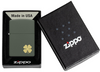 ZIPPO LIGHTER - FOUR LEAF CLOVER - 49796 (MSRP $27.95)