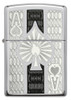 ZIPPO LIGHTER - INTRICATE SPADE DESIGN - 24196 (MSRP $35.95)