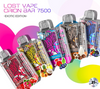 LOST VAPE ORION BAR EXOTIC EDITION 18ml 650mAh 7500PUFFS PREFILLED NICOTINE SALT RECHARGEABLE DISPOSABLE DEVICE | DISPLAY OF 10 (MSRP $24.99each)