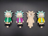 RICK & MORTY SILICONE HAND PIPE - SL5031 (23703) | ASSORTED COLORS (MSRP $9.00)