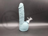 8" SILICON0E DICK WATER PIPE RIG with DRY BOWL (24024) | ASSORTED COLORS (MSRP $25.00)