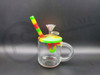 5" SILICONE GLASS MUG WATERPIPE (24000) | ASSORTED COLORS (MSRP $25.00)