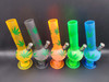 6" ACRYLIC WATERPIPE with LEAF DESING (24068) | ASSORTED COLORS (MSRP $18.00)