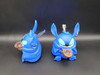 SILICON0E LILO and STITCH WATER PIPE RIG with DRY BOWL (23998) | ASSORTED COLORS (MSRP $25.00)