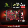 CUREVANA THC-A ROSE CONE PREMIUM INDOOR FLOWER 2GM JOINT | SINGLE (MSRP $)