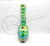 12" SOFT GLASS WATERPIPE - IRON MAN DESGIN (25891) | ASSCORTED COLORS (MSRP $90.00)