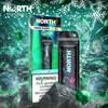 NORTH VISION 15K PUFFS 15ml DISPOSABLE DEVICE with VISIONARY MESH COIL & ENERGY RADIATING SCREEN | DISPLAY OF 5 (MSRP $25.00each)