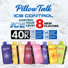 PILLOW TALK ICE CONTROL IC40000 PUFFS 20ML DISPOSABLE DEVICE with TOUCH TO ADJUST ICE LEVEL & LED SCREEN - TEXAS COMPLIANT SB2024 | DISPLAY OF 5 (MSRP $24.99 Each)