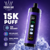 CROWN BAR BY AL FAKHER ICE ADJUST 5% DISPOSABLE (110ML) 15K PUFFS - MADE IN UAE | DISPLAY OF 5 (MSRP $)