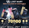 LOST MARY - NERA FULLVIEW 70K PUFFS DISPOSABLE KIT - TX COMPLIANT | DISPLAY OF 5 (MSRP $)