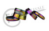 63mm 4 PART ROUND CHAMFER TOP WAVE GRINDER RAINBOW - GR173-63RB | DISPLAY OF SINGLE (MSRP $18.99)