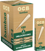 OCB - BAMBOO UNLEACHED PRE-ROLLED CONE - KING SIZE 3PACK | DISPLAY OF 24 (MSRP $3.00each)