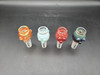 14mm MALE BOWL FLUORECENT - ALB1026 (35679) | ASSORTED COLORS (MSRP $9.00)