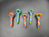 ALEAF - 5" SPIRAL STRIPE GLASS HAND PIPE - ALHP6006 (35647) | ASSORTED COLORS (MSRP $25.00)