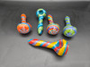 ALEAF - 5" SPIRAL STRIPE GLASS HAND PIPE - ALHP6006 (35647) | ASSORTED COLORS (MSRP $25.00)