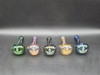 ALEAF - 4.5" ACCENTED GLASS HAND PIPE - ALHP6007 (35646) | ASSORTED COLORS (MSRP $25.00)