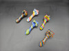 ALEAF - 4" SPIRAL STRIPE SPOON GLASS HAND PIPE - ALHP6005 (35645) | ASSORTED COLORS (MSRP $25.00)