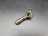 ALEAF - 4" SPIRAL STRIPE SPOON GLASS HAND PIPE - ALHP6005 (35645) | ASSORTED COLORS (MSRP $25.00)