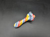 ALEAF - 4" SPIRAL STRIPE SPOON GLASS HAND PIPE - ALHP6005 (35645) | ASSORTED COLORS (MSRP $25.00)