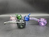 ALEAF - 4" GLASS HAND PIPE - ALHP6001 (35868) | ASSORTED COLORS (MSRP $25.00)