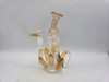 ALEAF GLASS - 8" DESERT FLOWER WATERPIPE - AL6147 (35518) | ASSORTED COLORS (MSRP $90.00)