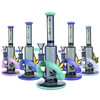 ALEAF GLASS - 10" DOUBLE SIDED HONEY COMB PERC WATERPIPE - AL6224 (35510) | ASSORTED COLORS (MSRP $80.00)