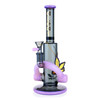 ALEAF GLASS - 10" DOUBLE SIDED HONEY COMB PERC WATERPIPE - AL6224 (35510) | ASSORTED COLORS (MSRP $80.00)