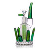 ALEAF GLASS - 8" PRICKLY PUFF WATERPIPE - AL6148 (35520) | ASSORTED COLORS (MSRP $60.00)