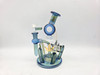 ALEAF GLASS - 8" CRYSTAL SUN RECYCLER WATERPIPE - AL6222 (35521) | ASSORTED COLORS (MSRP $90.00)