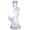 ALEAF GLASS - 12" TWISTED TWIN WATERPIPE - AL6225 (35511) | ASSORTED COLORS (MSRP $90.00)