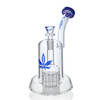 ALEAF GLASS - 8" COMPRESSED BEAKER TREE PERC WATERPIPE - AL6229 (35605) | ASSORTED COLORS (MSRP $120.00)