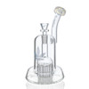 ALEAF GLASS - 8" COMPRESSED BEAKER TREE PERC WATERPIPE - AL6229 (35605) | ASSORTED COLORS (MSRP $120.00)