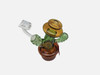 SILO GLASS 6" CACTUS with HAT WATERPIPE - SILO-150 (35499) | ASSORTED COLORS (MSRP $45.00)