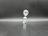 4.5" GLASS OIL BURNER TUBE with STICKERS CLEAR 25MM - OB6039 (35727) ASSORTED DESIGN | SINGLE (MSRP $10.00)