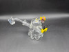 SILO GLASS 4" GHOST WATERPIPE - SILO-117 (35744) | ASSORTED COLORS (MSRP $29.00)