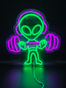 ALIEN NEON DISPLAY FOR FRONT DOOR DISPLAY - POSTER107-M | SINGLE (MSRP $)