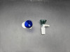14mm MALE BOWL FUNNEL BOWL with CIRLE HANDLE - B301 (35674) | SINGLE (MSRP $4.00)