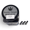 STICKY GREEN - HIGH GRADE D9 & CBD PRE-ROLL JAR (SILVER) TEXAS COMPLIANT | DISPLAY OF 30 (MSRP $)