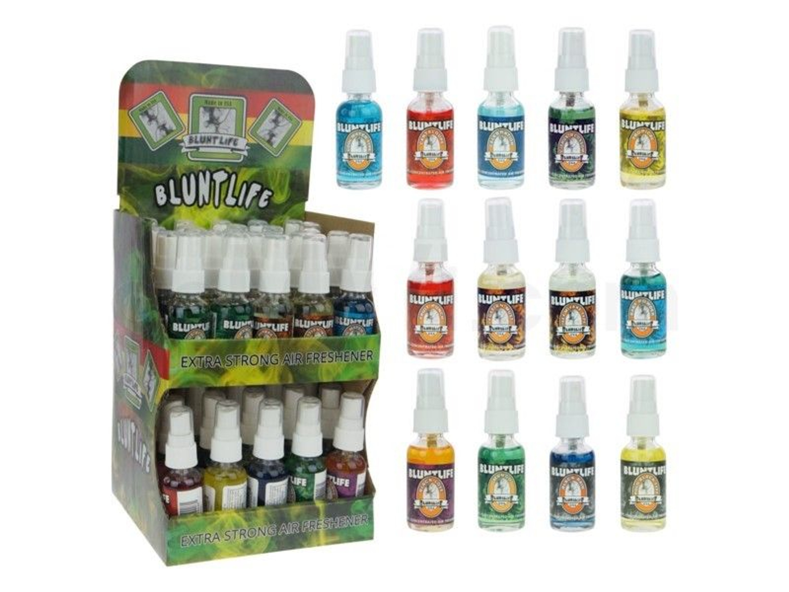 BLUNT LIFE SPRAY DISPLAY OF 50 (MSRP ) FS WHOLESALE