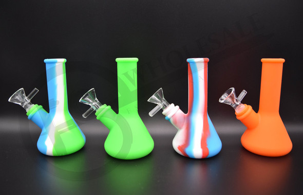 5" SILICON WATER PIPE | ASSORTED COLORS (MSRP $)