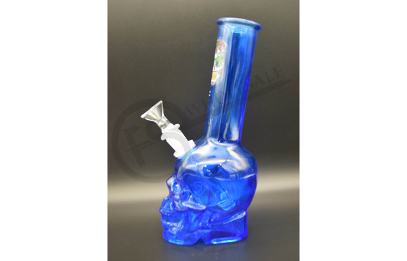 9.5" SKULL WATER PIPE | ASSORTED COLORS (MSRP $)