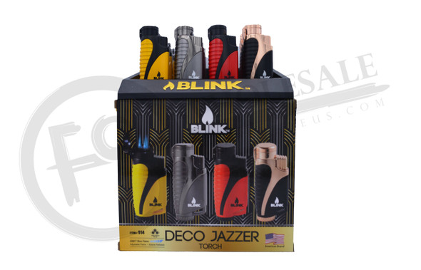 BLINK DECO JAZZER TRIPLE FLAME TORCH (914) | DISPLAY OF 12 (MSRP $16.99each)